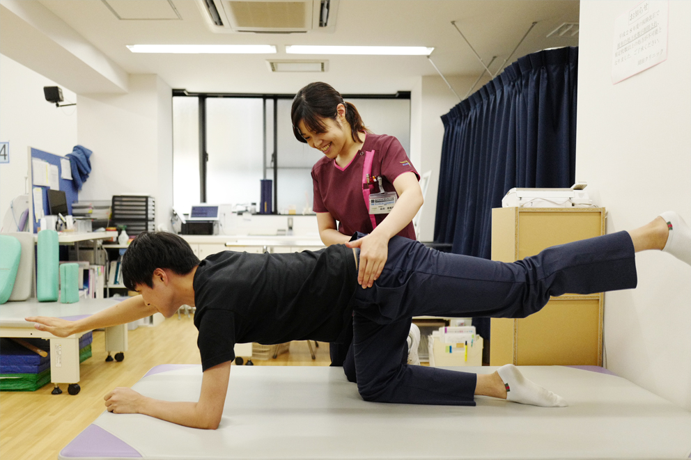 競技スポーツ選手の体幹トレーニング